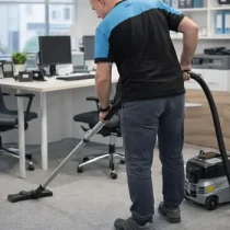 Start der Büroreinigung