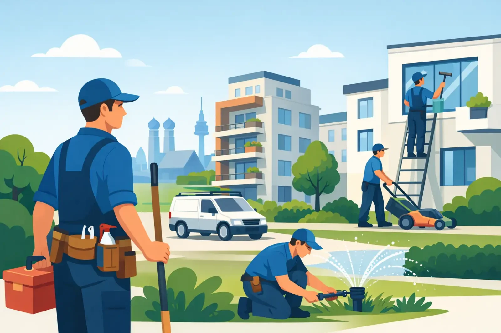 Hausmeisterservice für Wohnanlagen München