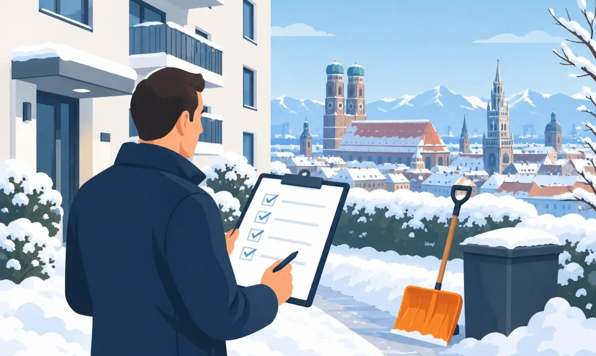 Winterdienst Checkliste für Vermieter in München